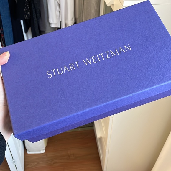 NWT Stuart Weitzman Arky velvet raspberry loafers - Picture 5 of 9